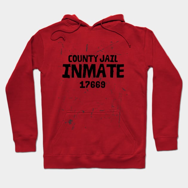 Halloween County Jail Inmate Costume Hoodie by Myartstor 